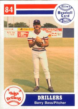 1984 Tulsa Drillers #NNO Barry Bass Front