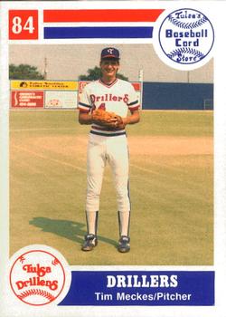 1984 Tulsa Drillers #NNO Tim Meckes Front
