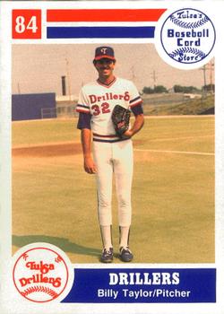 1984 Tulsa Drillers #NNO Billy Taylor Front