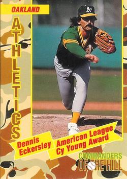 1993 Topps/Coca-Cola Commanders of the Hill #1 Dennis Eckersley Front