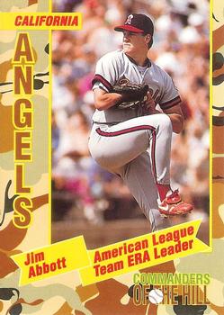1993 Topps/Coca-Cola Commanders of the Hill #4 Jim Abbott Front