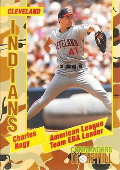 1993 Topps/Coca-Cola Commanders of the Hill #6 Charles Nagy Front
