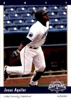 2011 Grandstand Lake County Captains #NNO Jesus Aguilar Front