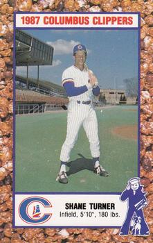 1987 Columbus Clippers Police #24 Shane Turner Front