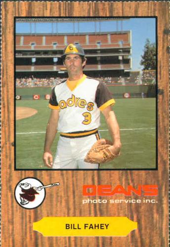 1979 Family Fun Center Dean's Photo San Diego Padres #17 Bill Fahey Front