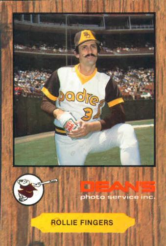 1979 Family Fun Center Dean's Photo San Diego Padres #24 Rollie Fingers Front