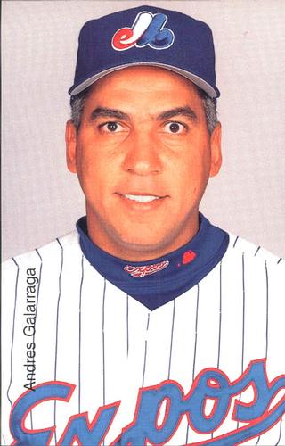 2002 Montreal Expos #NNO Andres Galarraga Front