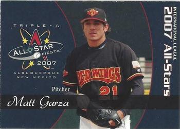 2007 Choice International League All-Stars #12 Matt Garza Front