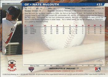2005 Choice International League All-Stars #31 Nate McLouth Back