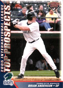 2005 Choice International League Top Prospects #3 Brian Anderson Front