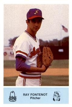 1982 Nashville Sounds #NNO Ray Fontenot Front