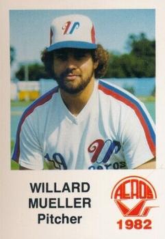 1982 Wichita Aeros #NNO Willard Mueller Front