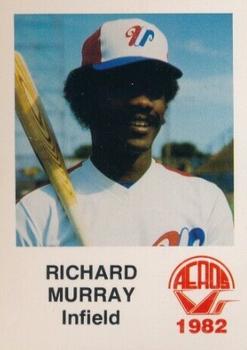 1982 Wichita Aeros #NNO Richard Murray Front