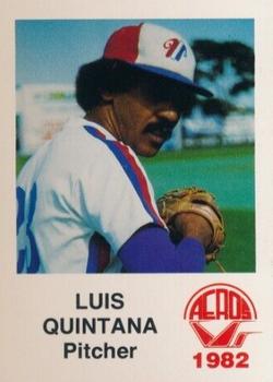 1982 Wichita Aeros #NNO Luis Quintana Front