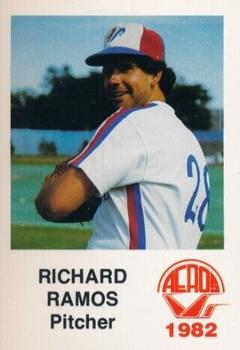 1982 Wichita Aeros #NNO Richard Ramos Front