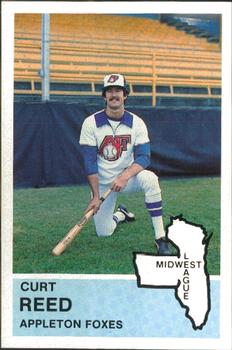 1982 Fritsch Appleton Foxes #12 Curt Reed Front