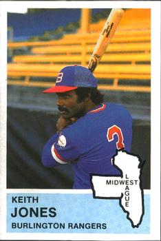 1982 Fritsch Burlington Rangers #10 Keith A. Jones Front