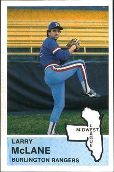 1982 Fritsch Burlington Rangers #20 Larry McLane Front