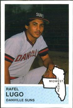 1982 Fritsch Danville Suns #26 Rafael Lugo Front