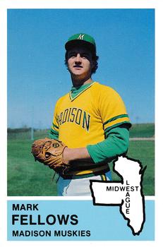 1982 Fritsch Madison Muskies #14 Mark Fellows Front