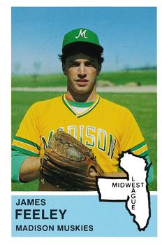 1982 Fritsch Madison Muskies #20 James Feeley Front