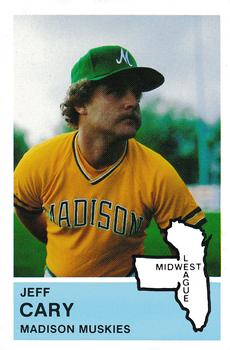 1982 Fritsch Madison Muskies #31 Jeff Cary Front
