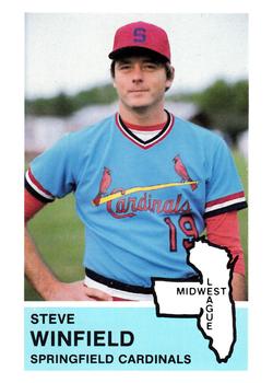 1982 Fritsch Springfield Cardinals #11 Steve Winfield Front
