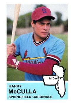 1982 Fritsch Springfield Cardinals #22 Harry McCulla Front