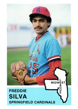 1982 Fritsch Springfield Cardinals #6 Freddie Silva Front
