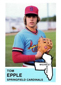 1982 Fritsch Springfield Cardinals #8 Tom Epple Front