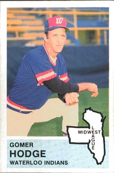 1982 Fritsch Waterloo Indians #2 Gomer Hodge Front