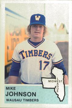 1982 Fritsch Wausau Timbers #18 Mike Johnson Front