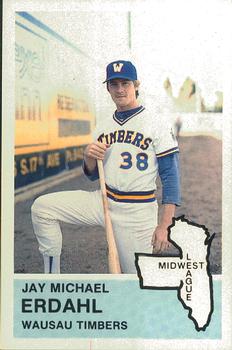 1982 Fritsch Wausau Timbers #21 Jay Erdahl Front