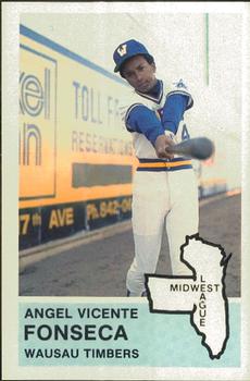 1982 Fritsch Wausau Timbers #25 Angel Fonseca Front