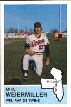 1982 Fritsch Wisconsin Rapids Twins #4 Mike Weiermiller Front