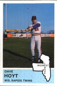 1982 Fritsch Wisconsin Rapids Twins #5 Dave Hoyt Front