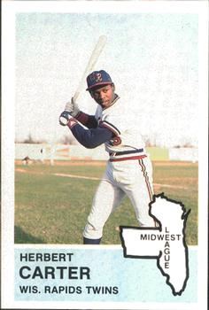 1982 Fritsch Wisconsin Rapids Twins #10 Herbert Carter Front