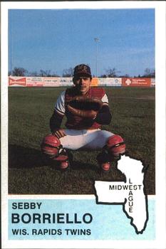 1982 Fritsch Wisconsin Rapids Twins #13 Sebby Borriello Front