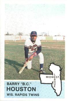 1982 Fritsch Wisconsin Rapids Twins #16 Barry Houston Front