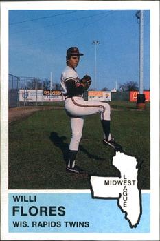 1982 Fritsch Wisconsin Rapids Twins #21 Willi Flores Front