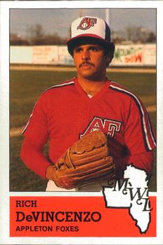 1983 Fritsch Appleton Foxes #7 Rich DeVincenzo Front