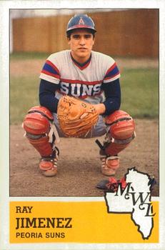 1983 Fritsch Peoria Suns #1 Ray Jimenez Front