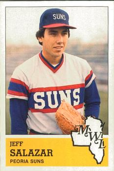 1983 Fritsch Peoria Suns #17 Jeff Salazar Front