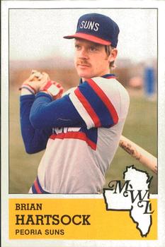 1983 Fritsch Peoria Suns #24 Brian Hartsock Front