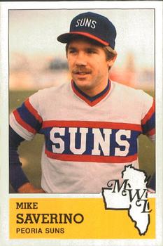 1983 Fritsch Peoria Suns #27 Mike Saverino Front