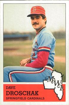 1983 Fritsch Springfield Cardinals #5 Dave Droschak Front