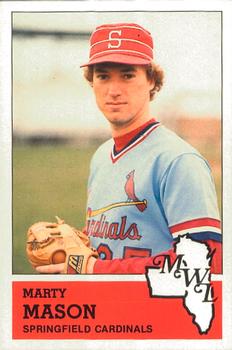 1983 Fritsch Springfield Cardinals #7 Marty Mason Front