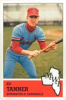 1983 Fritsch Springfield Cardinals #8 Ed Tanner Front