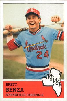 1983 Fritsch Springfield Cardinals #10 Brett Benza Front