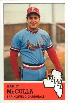 1983 Fritsch Springfield Cardinals #17 Harry McCulla Front